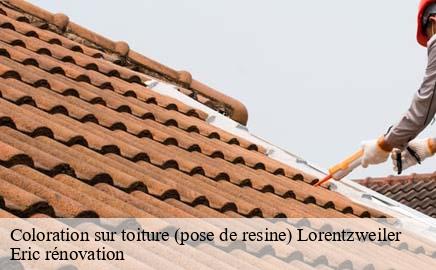 Coloration sur toiture (pose de resine)  lorentzweiler- Eric rénovation 