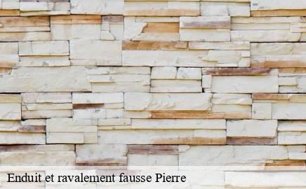 Enduit et ravalement fausse Pierre   frisange- Eric rénovation 