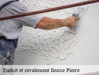 Enduit et ravalement fausse Pierre   goesdorf- Eric rénovation 