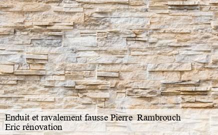 Enduit et ravalement fausse Pierre   rambrouch- Eric rénovation 