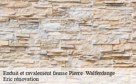 Enduit et ravalement fausse Pierre   walferdange- Eric rénovation 