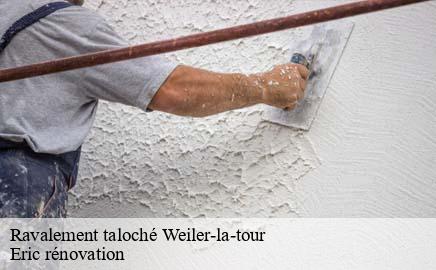 Ravalement taloché  weiler-la-tour- Eric rénovation 