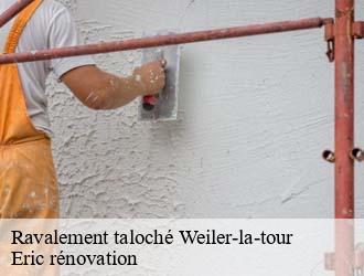 Ravalement taloché  weiler-la-tour- Eric rénovation 